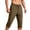 Mens Pants Khaki, variant on Casual Summer Shorts for Men Elastic Waist Zipper Pockets Outdoor Running Jogger Capri Pants Fathers Gift