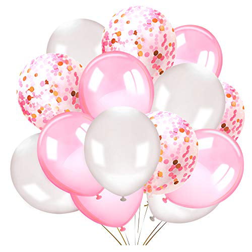 12 Hen Party Latex Balloons Party Decoration Printed Pink Night 23cm