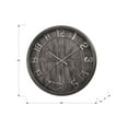 thumbnail image 4 of Clocks - 30" Round - Large Oversized - Wall Clock - Brown - Transitional, 4 of 5