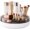 White-gray, variant on funest Makeup Perfume Organizer, 360 Degree Rotating Lazy Susan Cosmetic Desk Storage Lotions Display Case Round Tray with Large Capacity, for your Jewelry