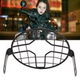 thumbnail image 1 of Motorcycle Headlight Guard Grill Cover Universal for Motorbike with 6.5 Inch Headlights, 1 of 7