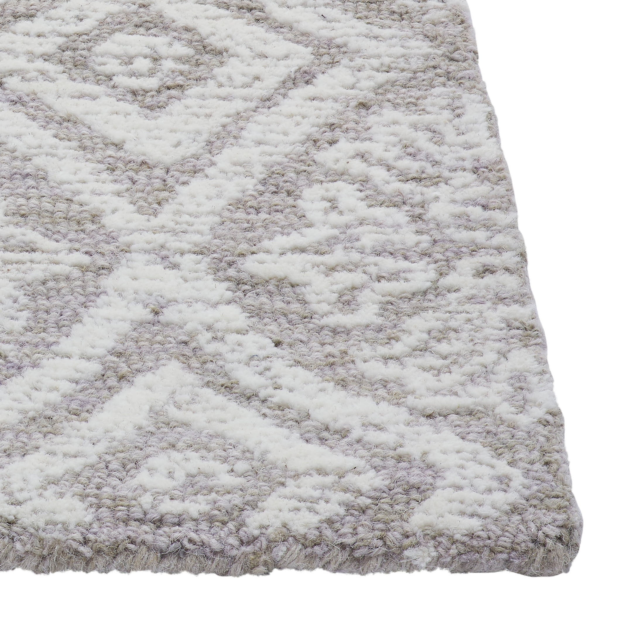 Better Homes & Gardens Suzani Taupe Medallion Wool Indoor Area Rug, 24" x 36"