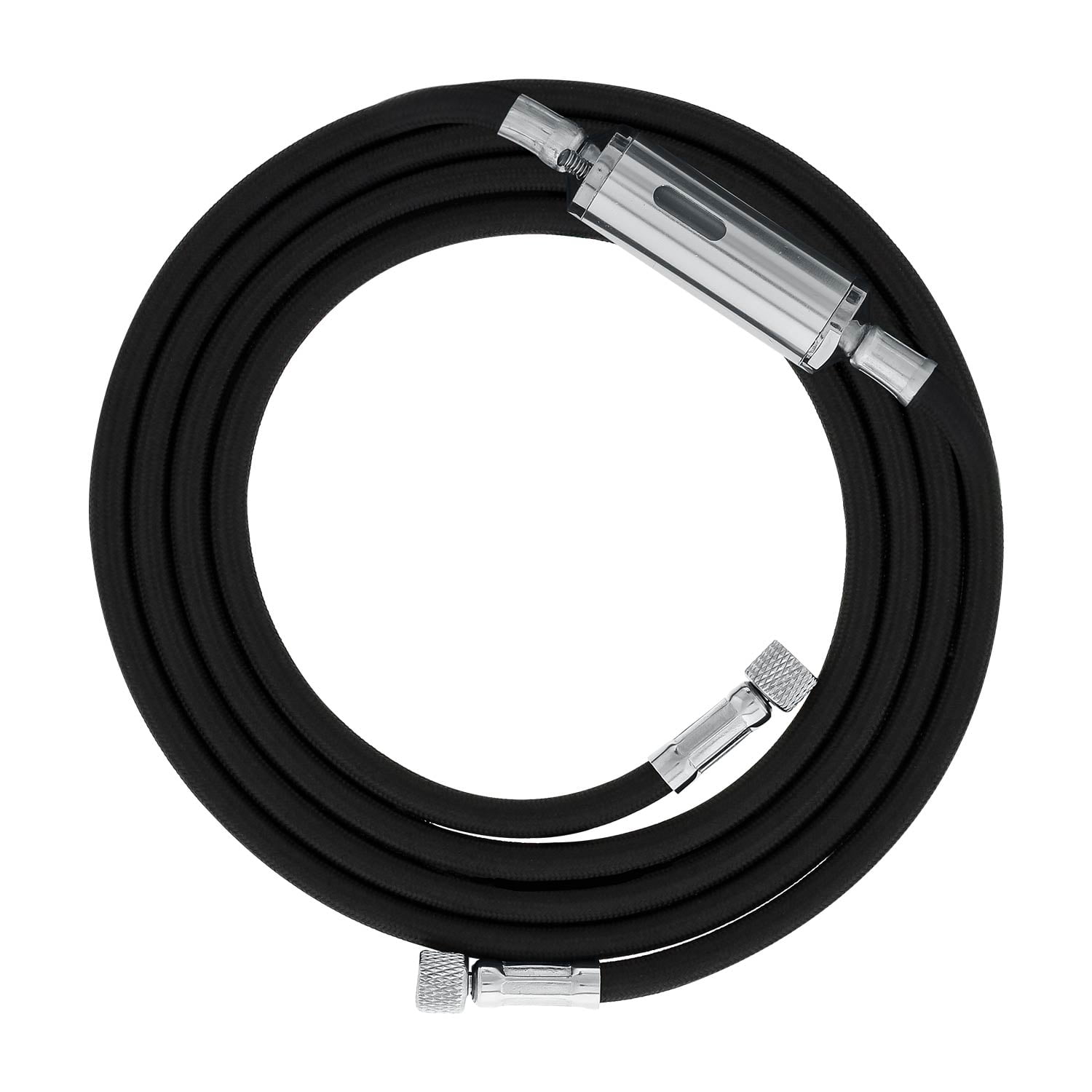 Master Airbrush 10 Foot Nylon Braided Airbrush Hose with Inline