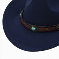 thumbnail image 4 of Gibobby Toddler Cowboy Hat Western Cowgirl Hat 3T 4T 5T 6T 7T 8T Unisex For Boys Girls Kids Classic Ranch Cowboy Hat Outdoor Dress Up Cap,Navy, 4 of 5