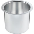 thumbnail image 2 of Brybelly Drop-In Cup Holder, Vivid Silver Aluminum, 3" x 4", 2 of 4