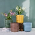 thumbnail image 6 of GreenShip  4 Pack 8 in. Indoor Planter Pot with Drainage Hole, 6 of 6