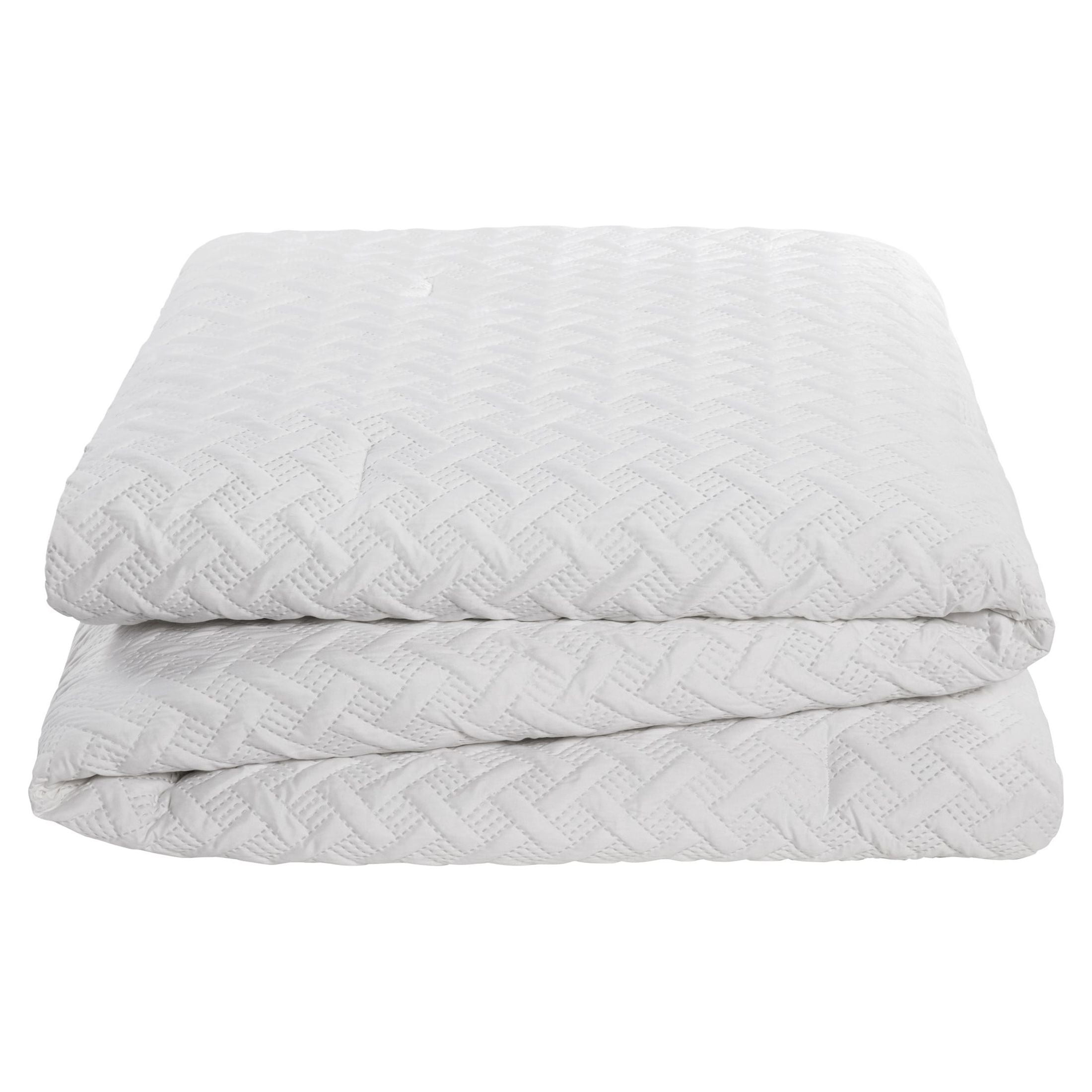 VCNY Home Nina II 2-Piece White Geometric Comforter Set, Twin/Twin XL, Adult, Unisex