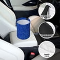 thumbnail image 6 of Wukai Blue Circles Mosaic Print Car Trash Can - Easy to Clean Hanging Garbage Bin - Removable Liner - Leak-Car Garbage Can - Waterproof Trash Can for Car and SUV, 6 of 7