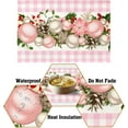 thumbnail image 4 of Pink and White Gingham Christmas Placemats Set of 4 Buffalo Check Plaid Xmas Decoration for Home Kitchen Dining Table Decoration, 4 of 6