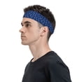 thumbnail image 2 of Balery Nautical Anchors Sports Headbands for Men,Moisture Wicking Workout Headband, Sweatband Headbands for Running,Cycling,Football, 2 of 9
