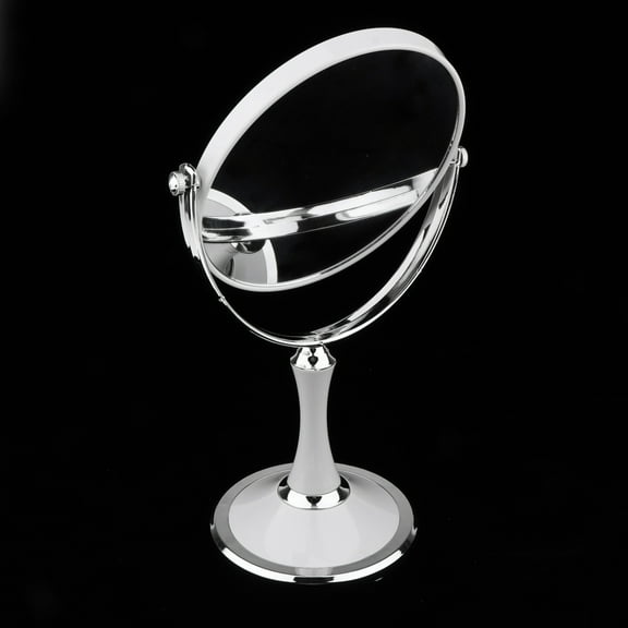 Bathroom Freestanding Pedestal Makeup Shaving 3X Magnifying Mirror - Oval