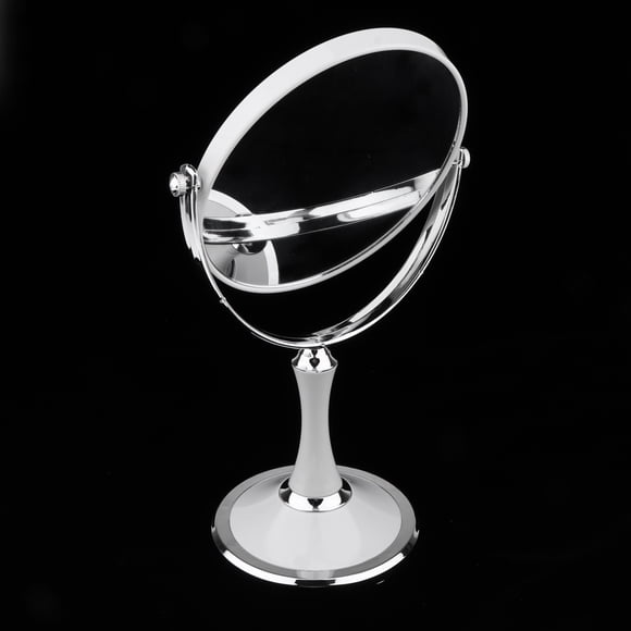 Espejo de Vanidad de Afeitado de Maquillaje de Encimera Magnificado de dos cara 1X 3X Oval