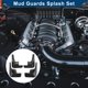 thumbnail image 2 of Guardabarros Unique Bargains Splash con accesorios de montaje para Citroen C6 2017-2019, guardabarros delanteros y traseros, 1 conjunto, 2 of 6
