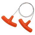 thumbnail image 2 of Stainless Steel Cable Saw, Hand-Pulled Wire Saw Rope, Lightweight Pocket Hand Metal Cutting Tool, PVC Pipe & Wood Cutting Rope Saw, Portable Rope Saw for Outdoor Camping,24.8×2.76 in, 2 of 6