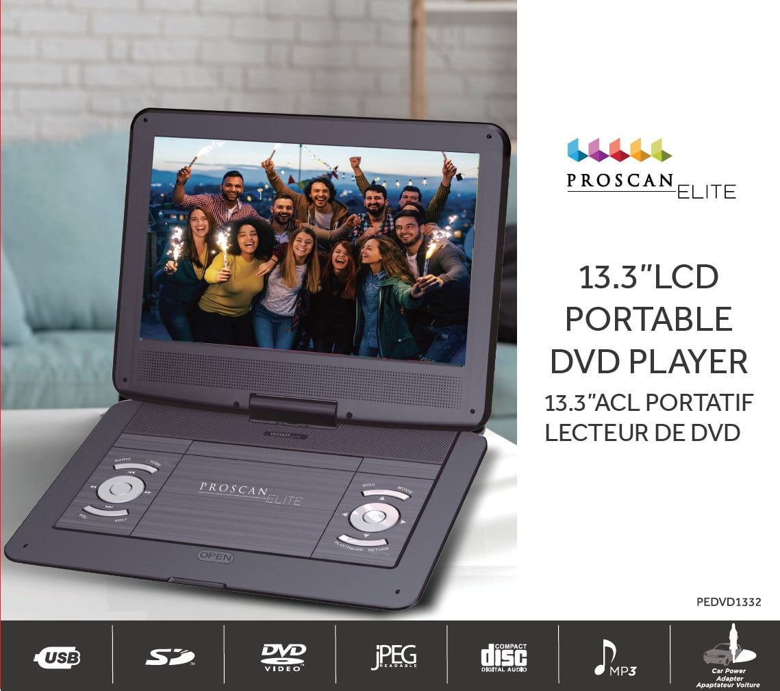 PROSCAN ELITE コンパクトDVDプレーヤー - HDMI DVDプレーヤー アップコンバートHDMI CDプレーヤー/DVDプレーヤー 家庭用ポータブルDVDプレーヤー テレビ用 NTSC 中古PROSCAN ELITE コンパクトDVDプレーヤー - HDMI DVDプレーヤー