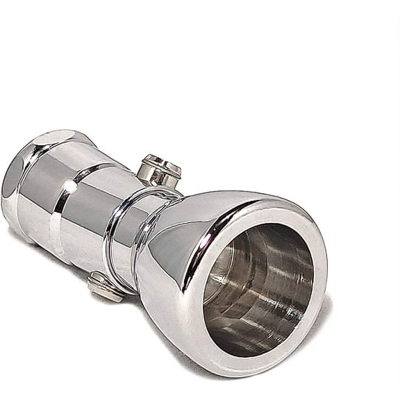 Avalon Shower Head Solid Brass Push Button Flow Control Chrome Finished