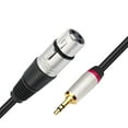 thumbnail image 6 of AOOOWER 3Pin XLRs Female to 3.5mm 1/8" Headphone Adapter Cable for Mixer Amplifiers, 6 of 12