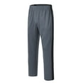 thumbnail image 4 of Men's Sweatpants Athletic Lounge Pants Open Bottom Casual Jersey Pants for Men with Pocket Gray L, 4 of 7