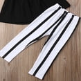 thumbnail image 4 of Petites Filles Hauts Sans Manches à Rayures Shorts Larges avec Nœud 1-6 Ans, 4 of 6