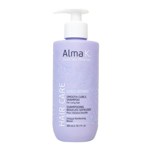 Alma K Smooth Curls Shampoo, Shampoo for Curly Hair, 10 oz
