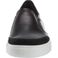 thumbnail image 2 of ECCO mens Kyle Slip on Shoes, Black/Black Suede, 9-9.5, 2 of 7