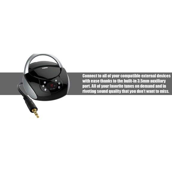 Naxa Electronics NPB-240 Portable CD Boombox