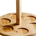 thumbnail image 7 of Wooden Sampler Boards, Serving Holder for , , Perfect , Pub, Restaurant, Party , 6 Hole, 7 of 7