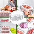 thumbnail image 4 of YSABOXY Récipient à Viande pour Frigo, Bacon Lunch Transparent Chaud M1, 4 of 5