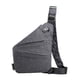 thumbnail image 2 of Bolso bandolera para hombre, bolso de pecho, mochila informal, bolso bandolera para correr Gris derecho, 2 of 8