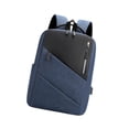 thumbnail image 4 of Mochila de negocios de gran capacidad, portátil para hombres, bolsa de viaje para la oficina y compras. Azul, 4 of 9