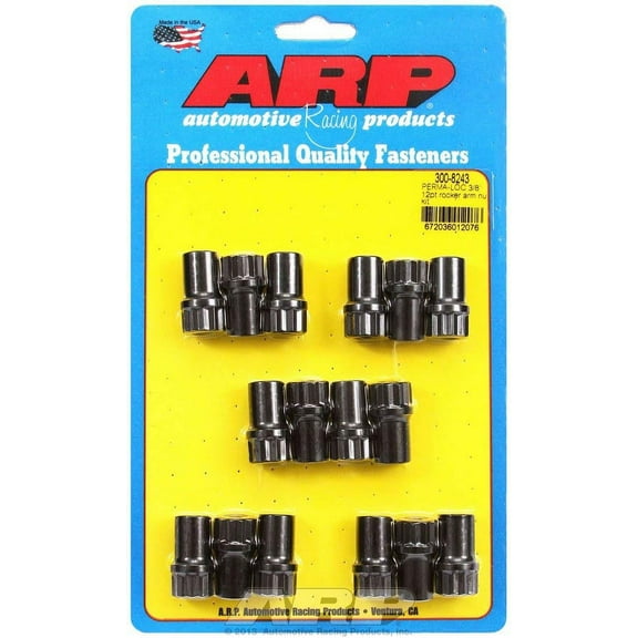 ARP Rocker Arm Adjusting Nut 3/8-24" Thread 16 pc P/N 300-8243