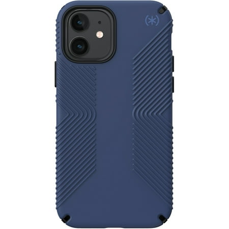 Speck - Presidio 2 Grip Hard Shell Case for iPhone 12/12 Pro - Coastal Blue/Black