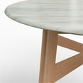 thumbnail image 4 of Pemberly Row 36" Round Faux Marble Round Dining Table in Natural, 4 of 6
