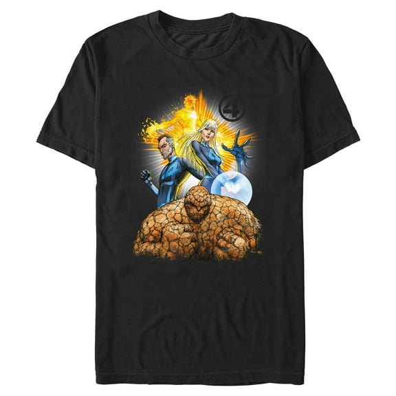Mens Marvel: Fantastic Four Modern Art T Shirt