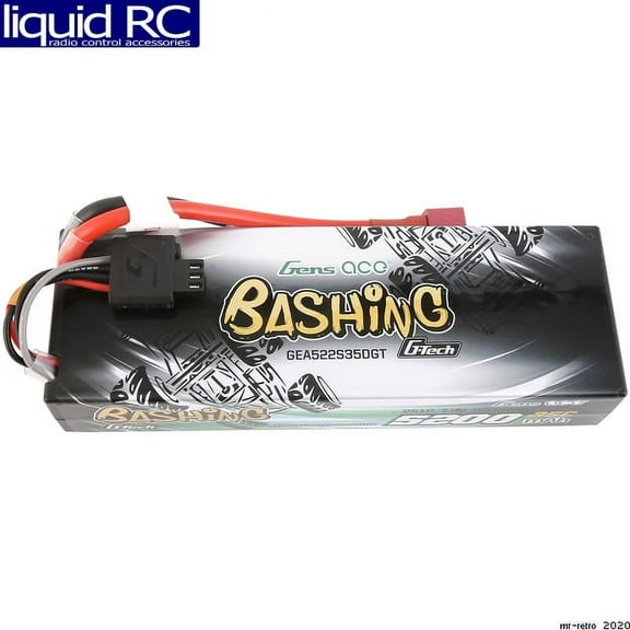 Gens ace G-tech 5200mAh 7.4V 2S1P 35C Lipo Deans Plug GEA522S35DGT