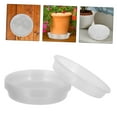 thumbnail image 6 of NICEXMAS 6-Pack Plastic Round Plant Saucers for Indoor Use, Water Drainage, and Furniture, 6 of 8