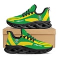 thumbnail image 1 of Zapatillas deportivas ligeras para exteriores con diseño de bandera de Brasil, emblema nacional estampado, plataforma y transpirables., 1 of 6