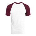thumbnail image 2 of Augusta Sportswear Mens Short Sleeve Baseball Jersey Medium White/Maroon, 2 of 4