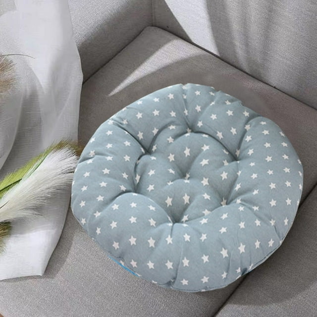 Almohadón de silla de color sólido, cojín de asiento gris mediano