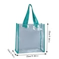thumbnail image 2 of Transparent Fashion Tote Shoulder Bag For Women Beach Gym Shopping Travel, 2 of 3