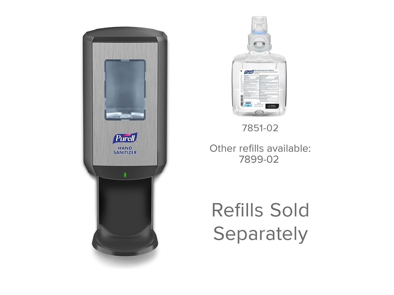 Purell CS8 Automatic Hand Sanitizer Dispenser 1200 mL. Graphite (7824-01)