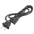 thumbnail image 3 of Cable De Corriente Alimentación 2 Polos 1.2mt Negro, 3 of 3