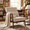 White, variant on FurnitureR Mid-Century Modern Accent Chair with Lumbar Pillow, Upholstered Corduroy Armchair with Solid Rubberwood Frame, Reading Chair for Living Room, Bedroom & Small Spaces, Beige