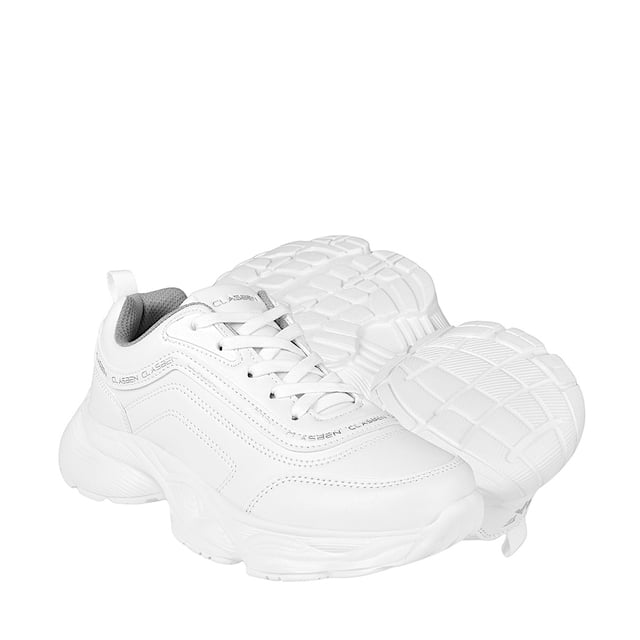 TENIS CLASBEN DAMA SPORT SIMIPIEL BLANCO
