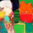 thumbnail image 2 of Fuchs, Jodi 15x15 White Modern Wood Framed Museum Art Print Titled - Heart Chambers, 2 of 4
