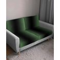 thumbnail image 3 of Green Black Ombre Couch Cushion Covers Stretch, Washable Sofa Seat Covers Individual Seat Cushion Sofa Slipcovers Modern Gradient Abstract Art Couch Cover Furniture Protector S-1PCS, 3 of 7