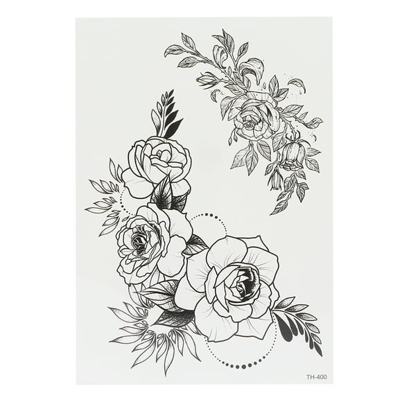 Tattoo Stickers,Temporary Tattoo Sticker Arm Flower Tattoo Stickers Waterproof Tattoo Stickers Custom Engineered