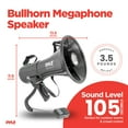 thumbnail image 3 of Pyle Portable PA Megaphone Speaker with Built-in Rechargeable Battery, Black, 3 of 11