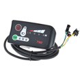 thumbnail image 2 of Yeacher Electric Scooter Display Control Panel LED Power Display Electric Bicycle Battery Speed Multifunctional Dashboard Panel Kit, 2 of 7