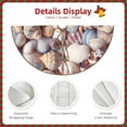 thumbnail image 3 of Fotbe Sea Shells Pattern Christmas Tree Skirt, Tree Skirts Plush Christmas Decorations, Christmas Tree Skirts Xmas Decorations Holiday Party Decor-30", 3 of 6